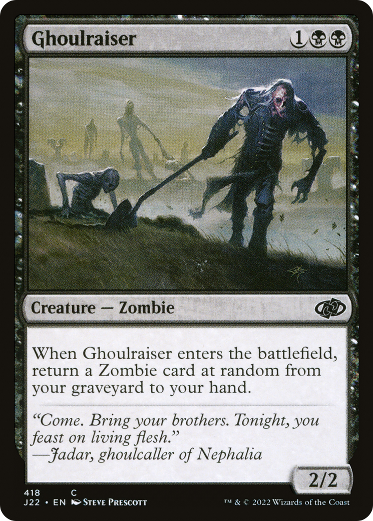 Ghoulraiser [Jumpstart 2022] | Jomio and Rueliete's Cards and Comics