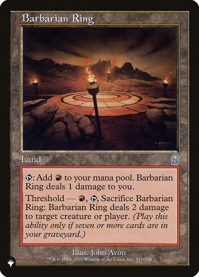 Barbarian Ring [The List] | Jomio and Rueliete's Cards and Comics
