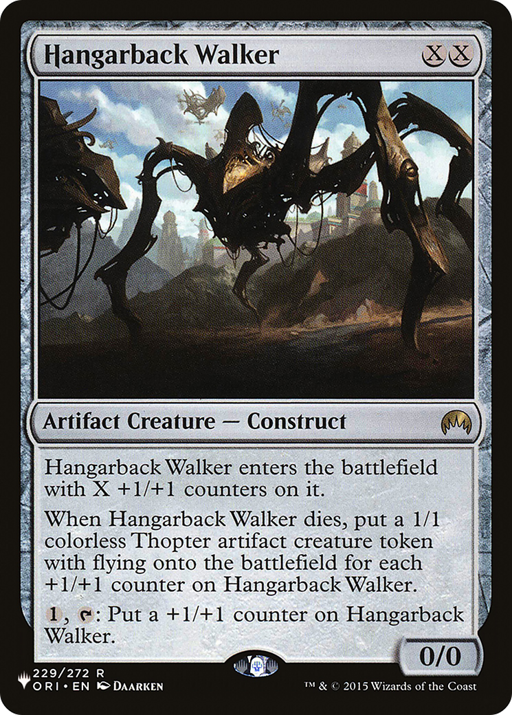 Hangarback Walker [The List] | Jomio and Rueliete's Cards and Comics