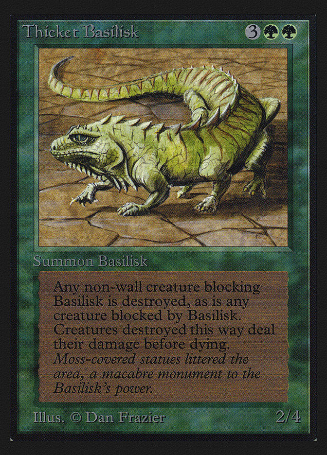 Thicket Basilisk [International Collectors' Edition] | Jomio and Rueliete's Cards and Comics