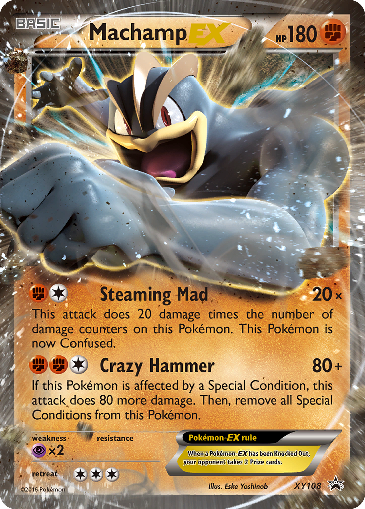 Machamp EX (XY108) [XY: Black Star Promos] | Jomio and Rueliete's Cards and Comics