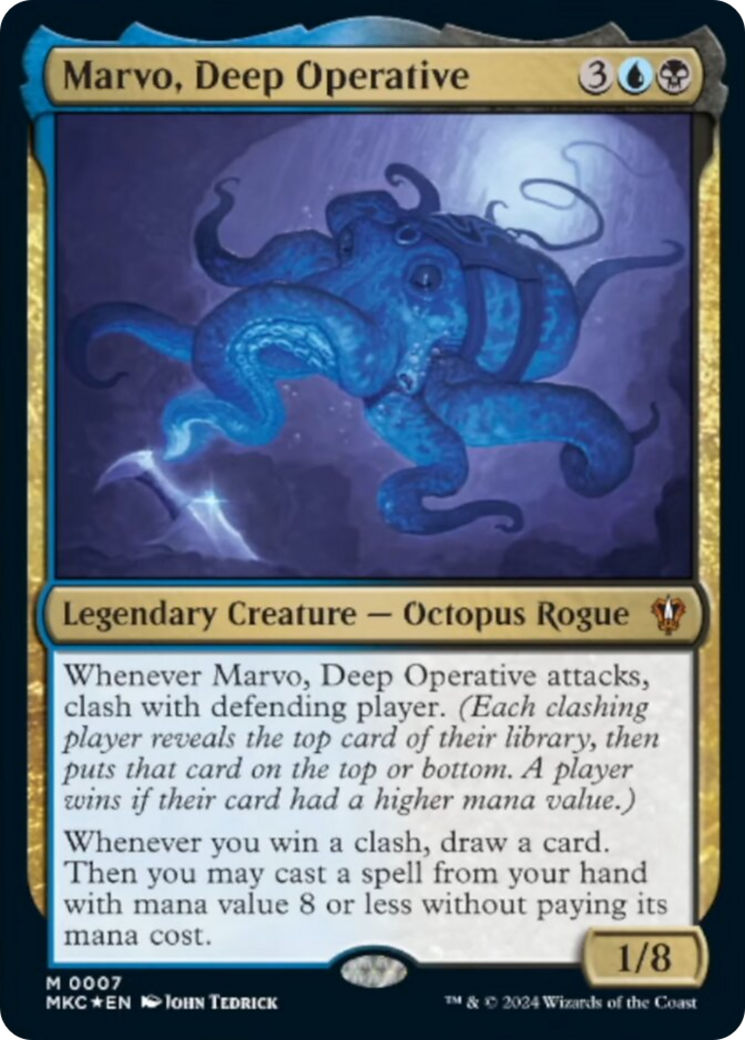 Marvo, Deep Operative [Murders at Karlov Manor Commander] | Jomio and Rueliete's Cards and Comics