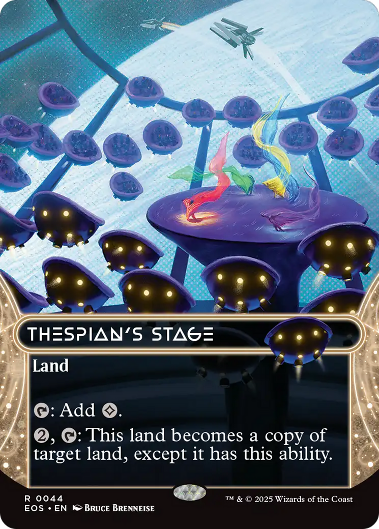 Thespian's Stage (0044) (Borderless) [Edge of Eternities: Stellar Sights] | Jomio and Rueliete's Cards and Comics