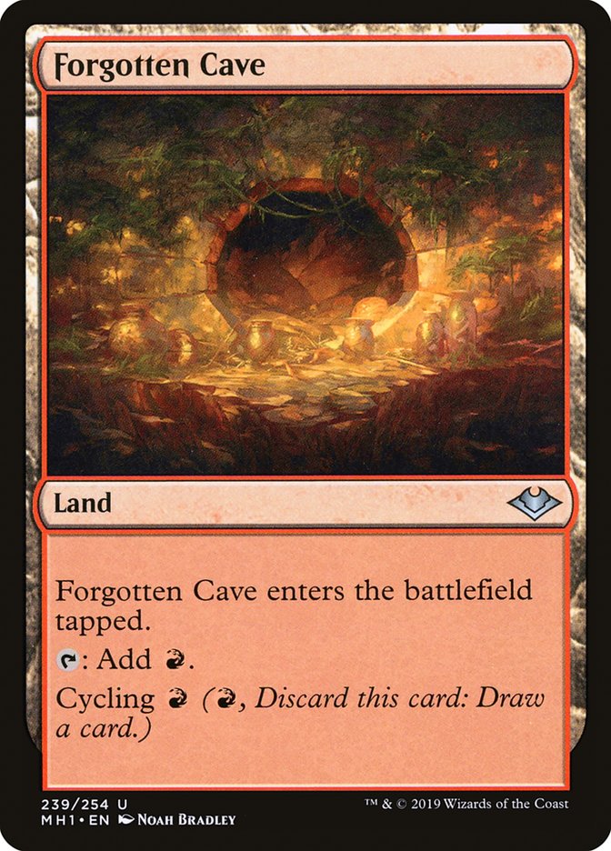 Forgotten Cave [Modern Horizons] | Jomio and Rueliete's Cards and Comics