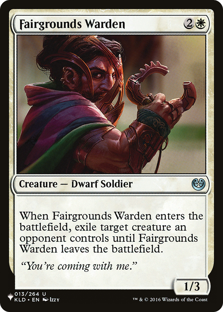 Fairgrounds Warden [The List] | Jomio and Rueliete's Cards and Comics
