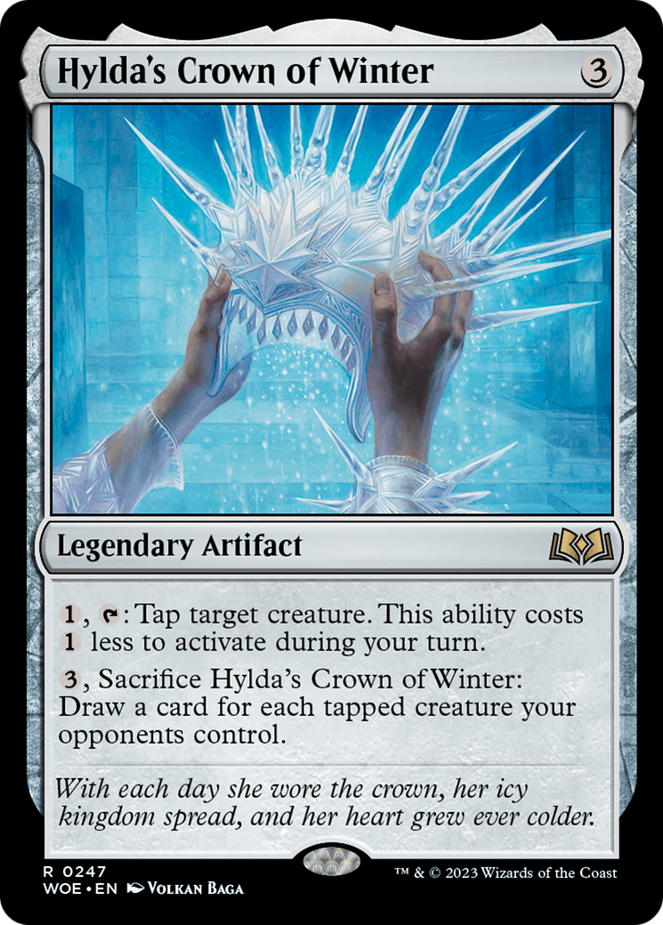 Hylda's Crown of Winter [Wilds of Eldraine] | Jomio and Rueliete's Cards and Comics