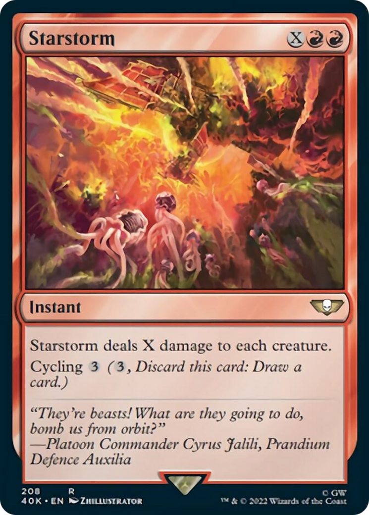 Starstorm [Warhammer 40,000] | Jomio and Rueliete's Cards and Comics