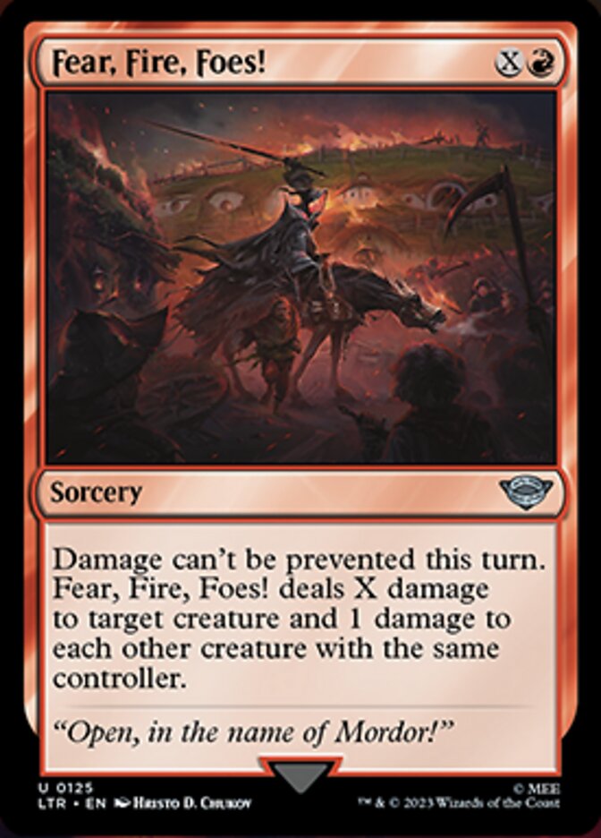Fear, Fire, Foes! [The Lord of the Rings: Tales of Middle-Earth] | Jomio and Rueliete's Cards and Comics