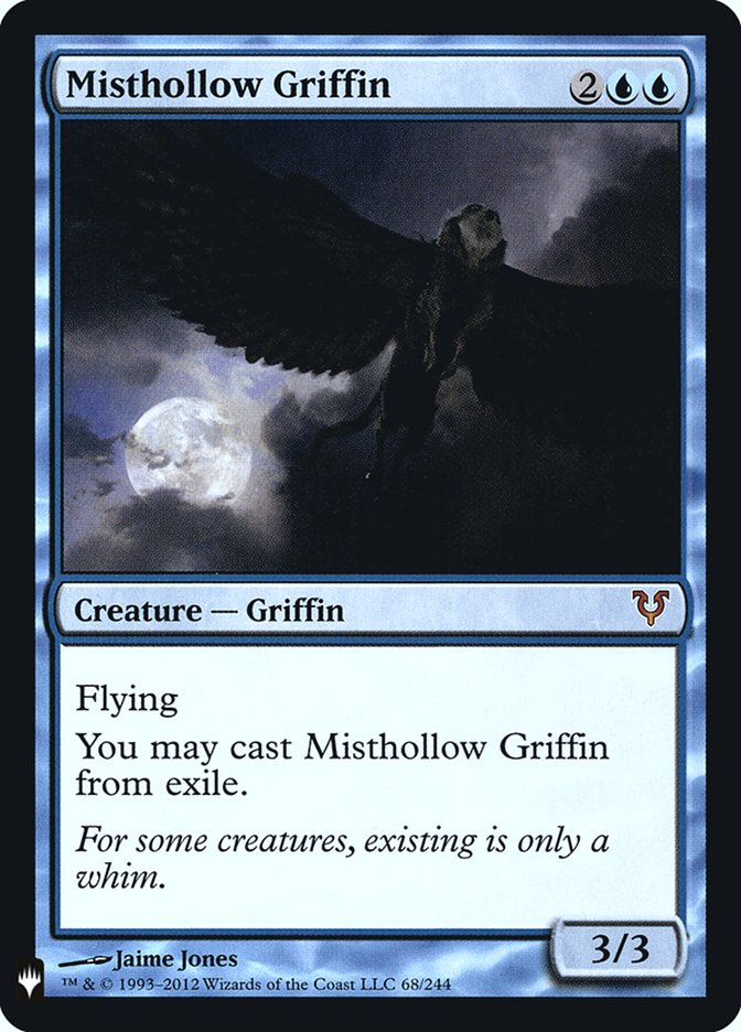 Misthollow Griffin [Mystery Booster] | Jomio and Rueliete's Cards and Comics
