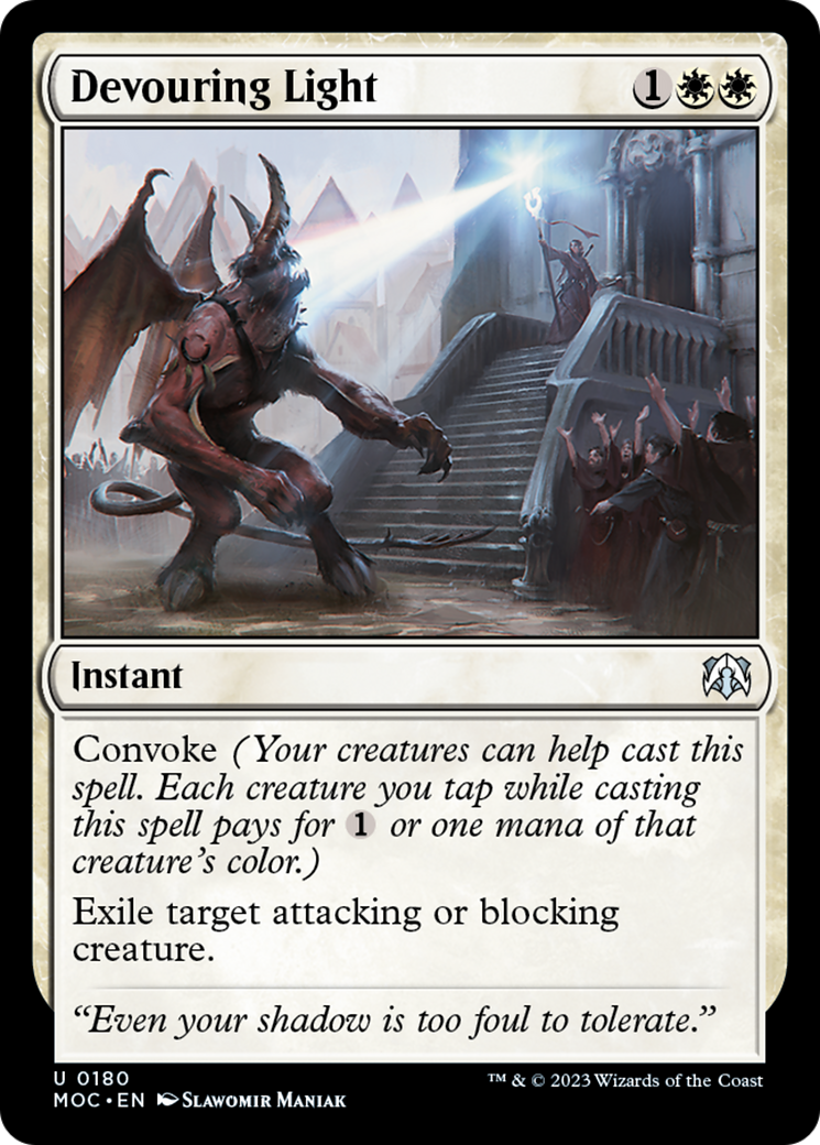 Devouring Light [March of the Machine Commander] | Jomio and Rueliete's Cards and Comics