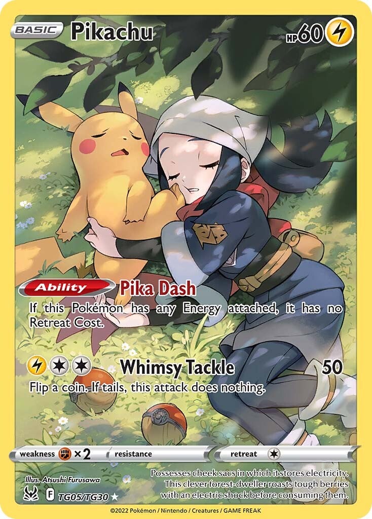 Pikachu (TG05/TG30) [Sword & Shield: Lost Origin] | Jomio and Rueliete's Cards and Comics