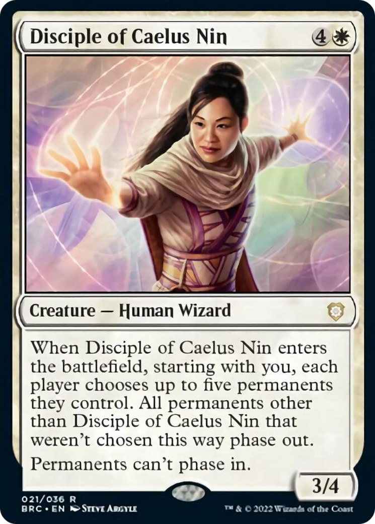 Disciple of Caelus Nin [The Brothers' War Commander] | Jomio and Rueliete's Cards and Comics
