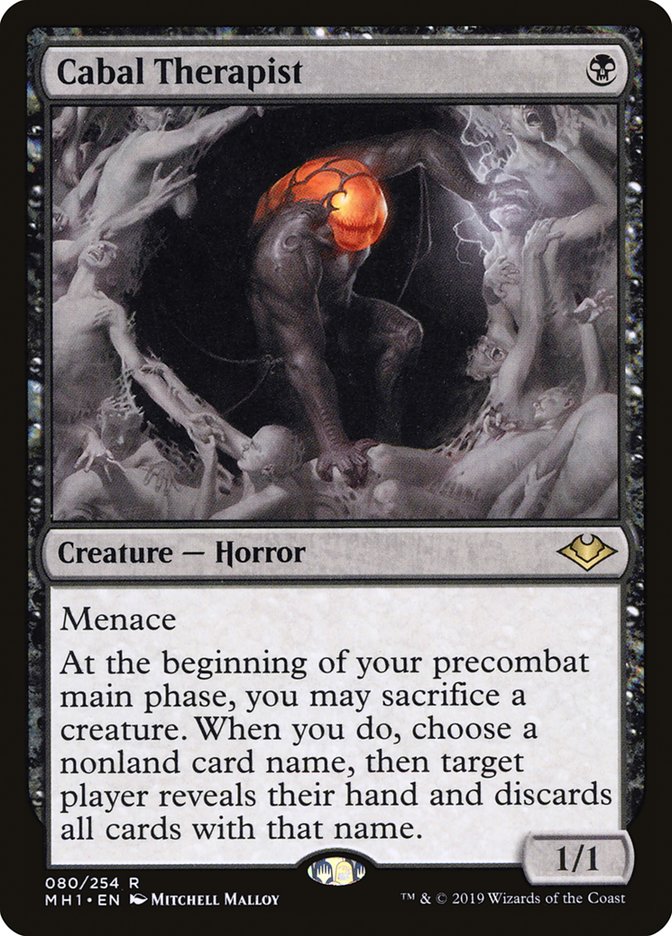 Cabal Therapist [Modern Horizons] | Jomio and Rueliete's Cards and Comics