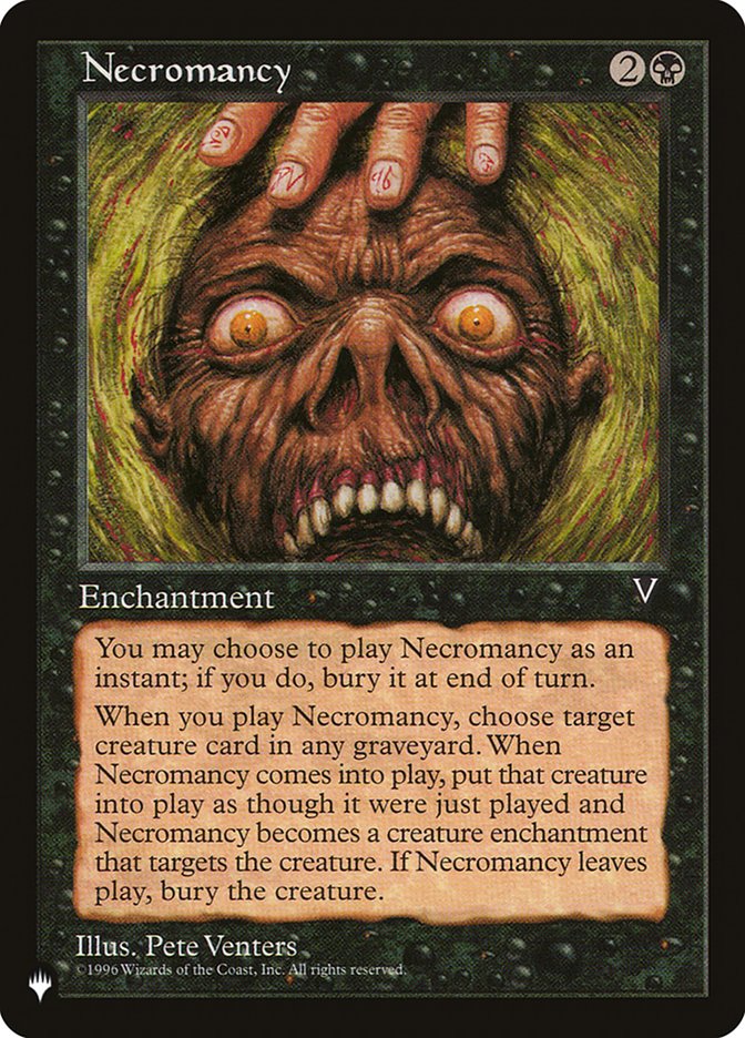 Necromancy [The List] | Jomio and Rueliete's Cards and Comics