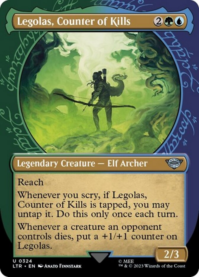Legolas, Counter of Kills (Showcase Ring Frame) [The Lord of the Rings: Tales of Middle-Earth] | Jomio and Rueliete's Cards and Comics