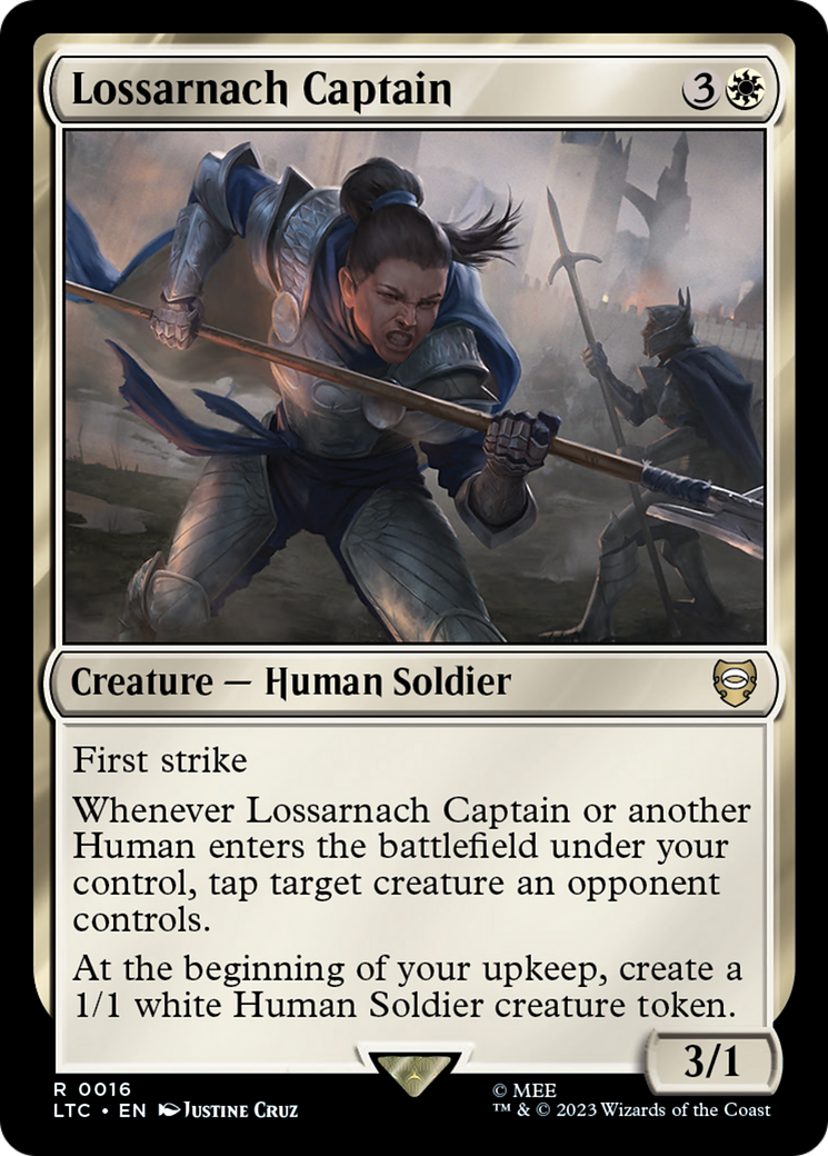 Lossarnach Captain [The Lord of the Rings: Tales of Middle-Earth Commander] | Jomio and Rueliete's Cards and Comics