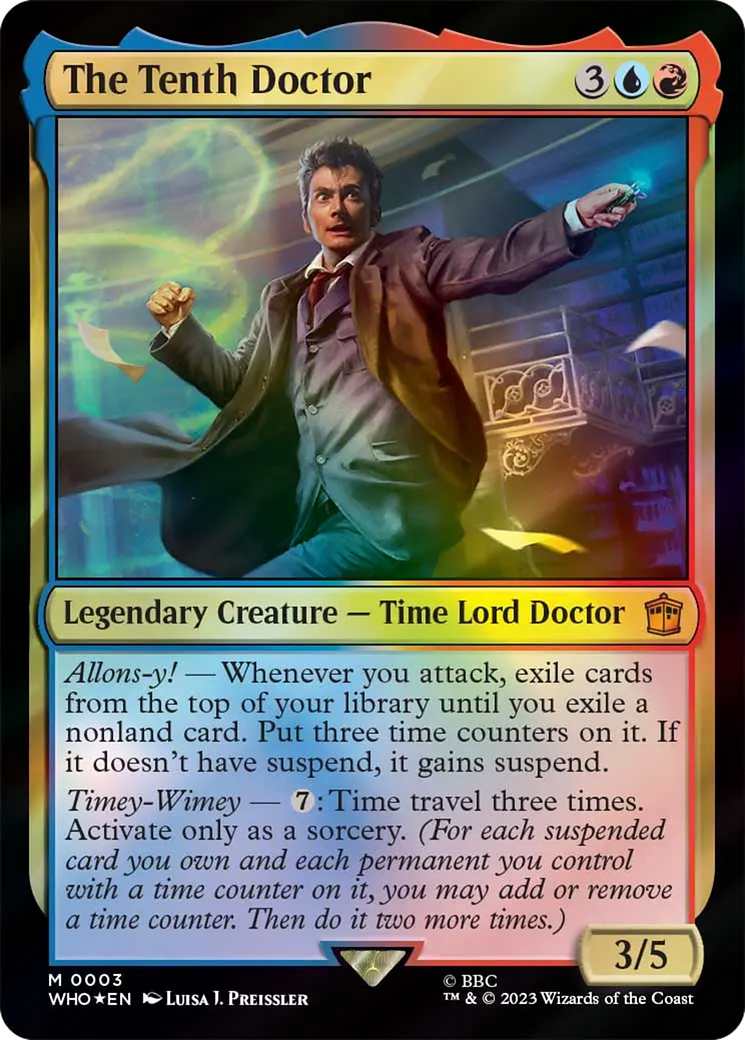 The Tenth Doctor [Doctor Who] | Jomio and Rueliete's Cards and Comics