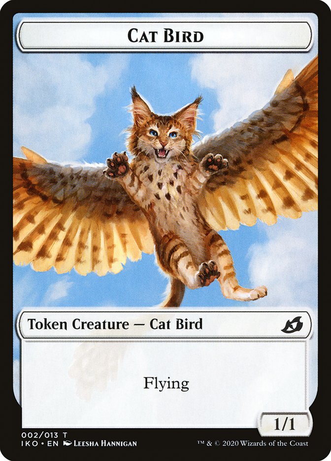 Cat Bird Token [Ikoria: Lair of Behemoths Tokens] | Jomio and Rueliete's Cards and Comics