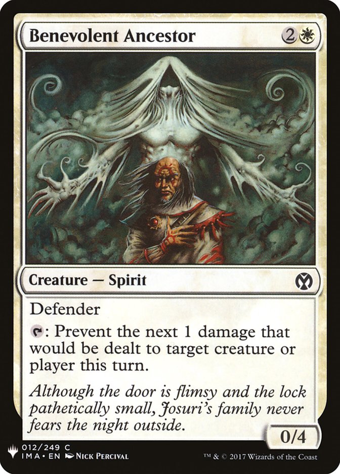 Benevolent Ancestor [Mystery Booster] | Jomio and Rueliete's Cards and Comics