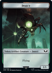 Necron Warrior // Insect Double-Sided Token [Warhammer 40,000 Tokens] | Jomio and Rueliete's Cards and Comics