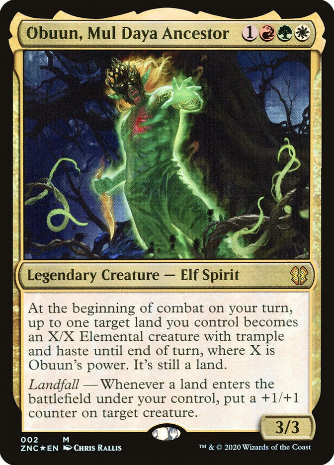 Obuun, Mul Daya Ancestor [Zendikar Rising Commander] | Jomio and Rueliete's Cards and Comics