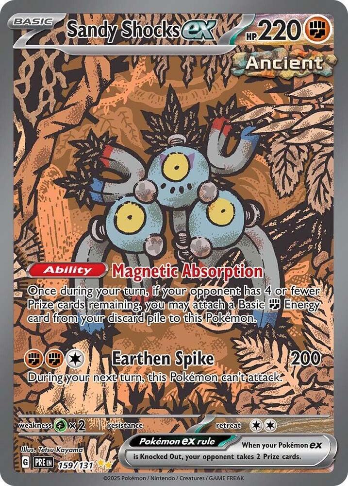 Sandy Shocks ex (159/131) [Scarlet & Violet: Prismatic Evolutions] | Jomio and Rueliete's Cards and Comics