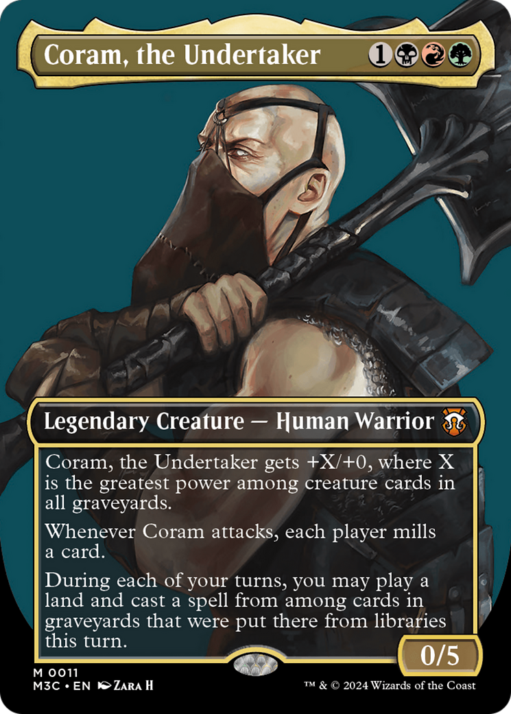 Coram, the Undertaker (Borderless) [Modern Horizons 3 Commander] | Jomio and Rueliete's Cards and Comics