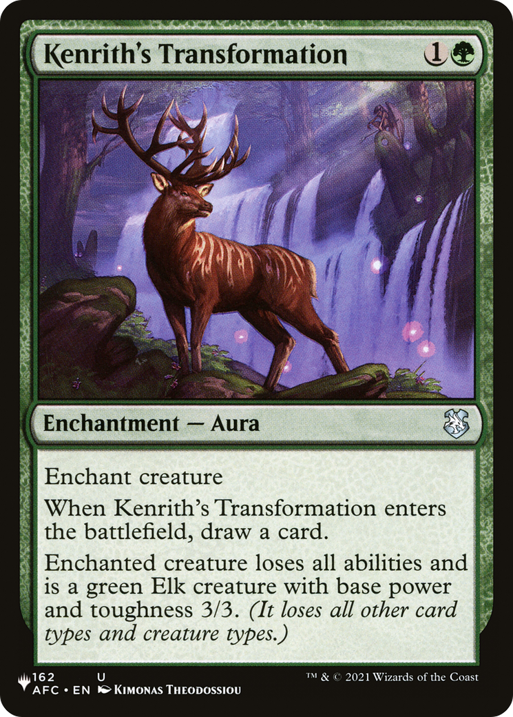 Kenrith's Transformation [The List] | Jomio and Rueliete's Cards and Comics