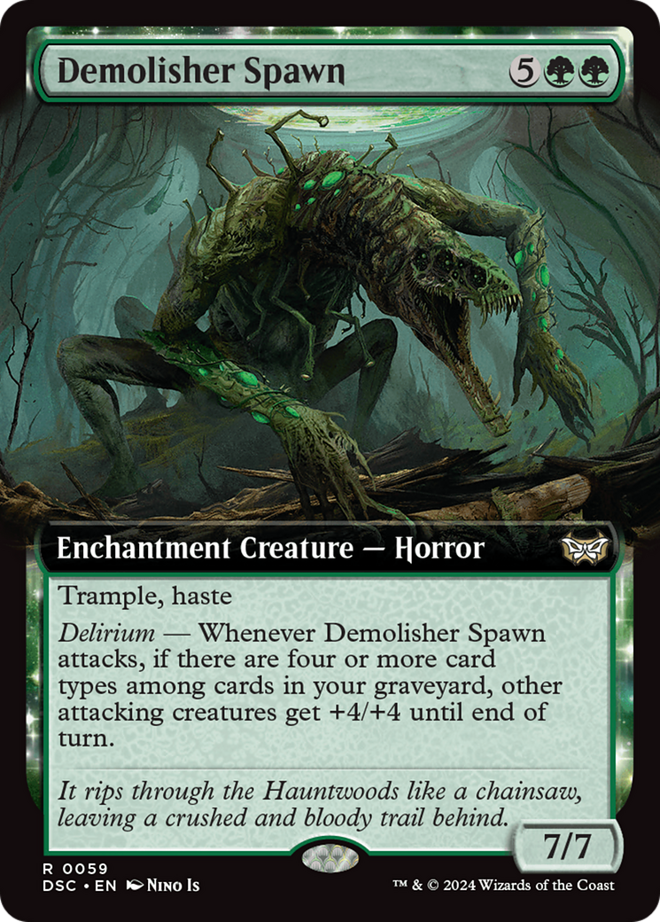Demolisher Spawn (Extended Art) [Duskmourn: House of Horror Commander] | Jomio and Rueliete's Cards and Comics