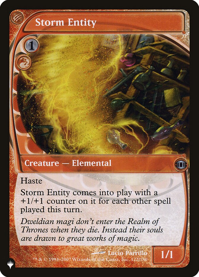 Storm Entity [The List] | Jomio and Rueliete's Cards and Comics
