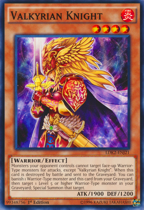 Valkyrian Knight [LDK2-ENJ21] Common | Jomio and Rueliete's Cards and Comics