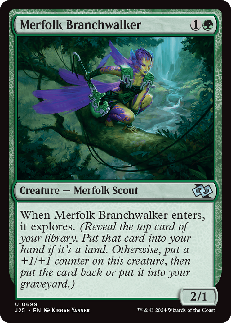 Merfolk Branchwalker [Foundations Jumpstart] | Jomio and Rueliete's Cards and Comics