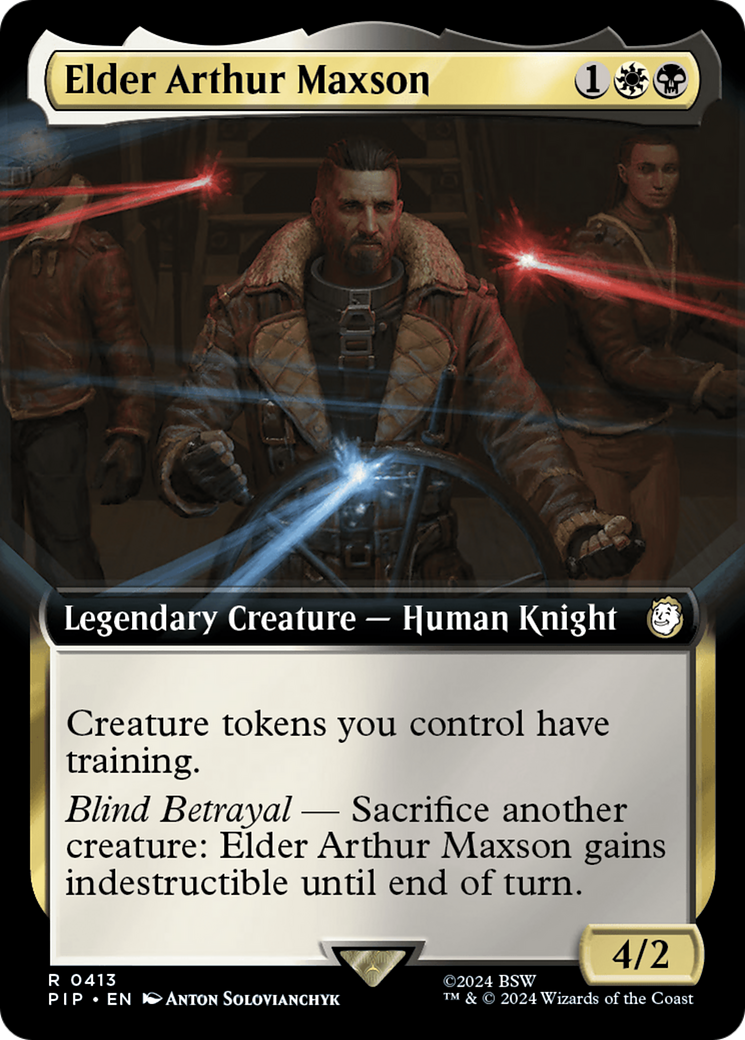 Elder Arthur Maxson (Extended Art) [Fallout] | Jomio and Rueliete's Cards and Comics