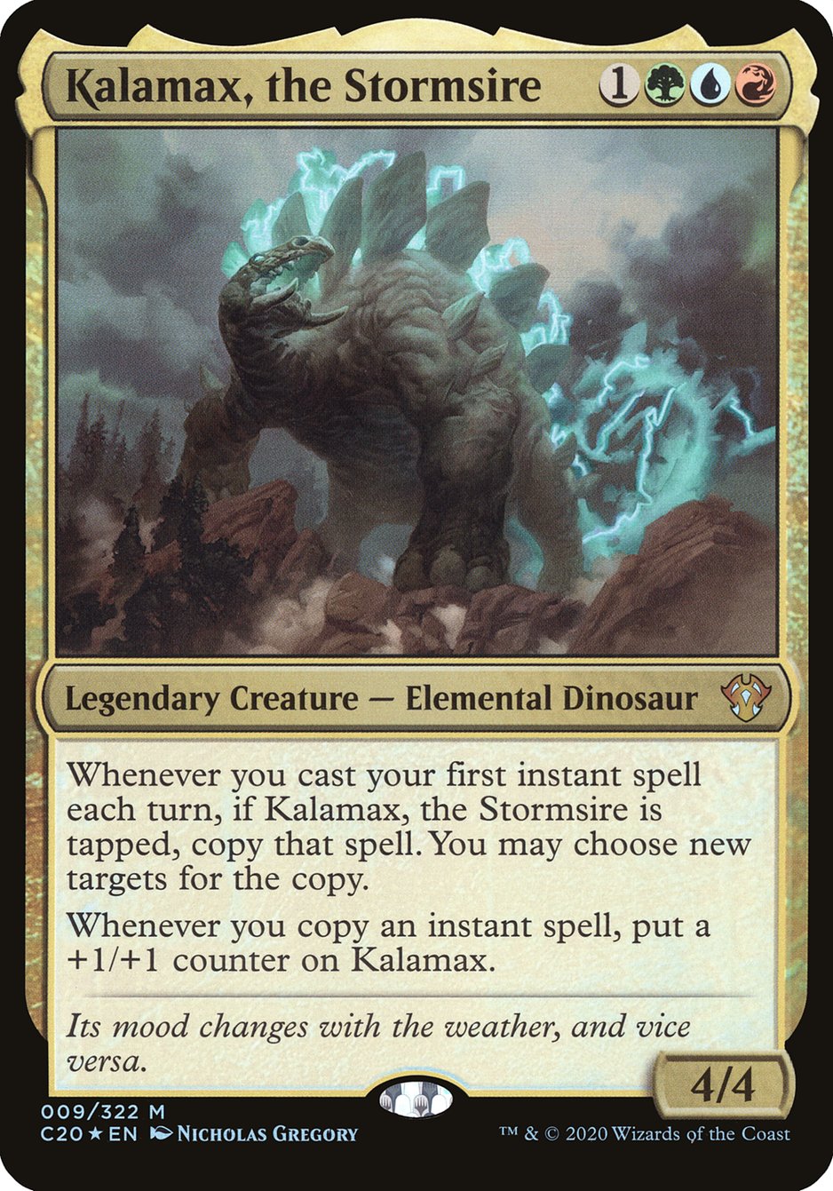 Kalamax, the Stormsire (Oversized) [Commander 2020 Oversized] | Jomio and Rueliete's Cards and Comics