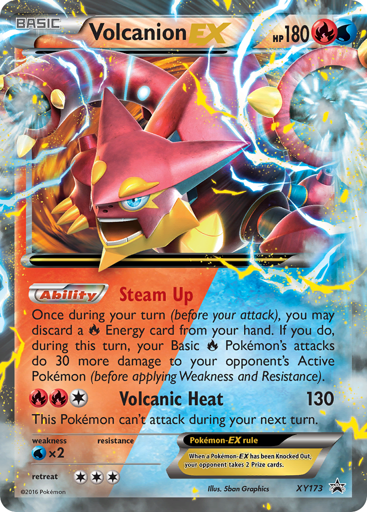 Volcanion EX (XY173) [XY: Black Star Promos] | Jomio and Rueliete's Cards and Comics