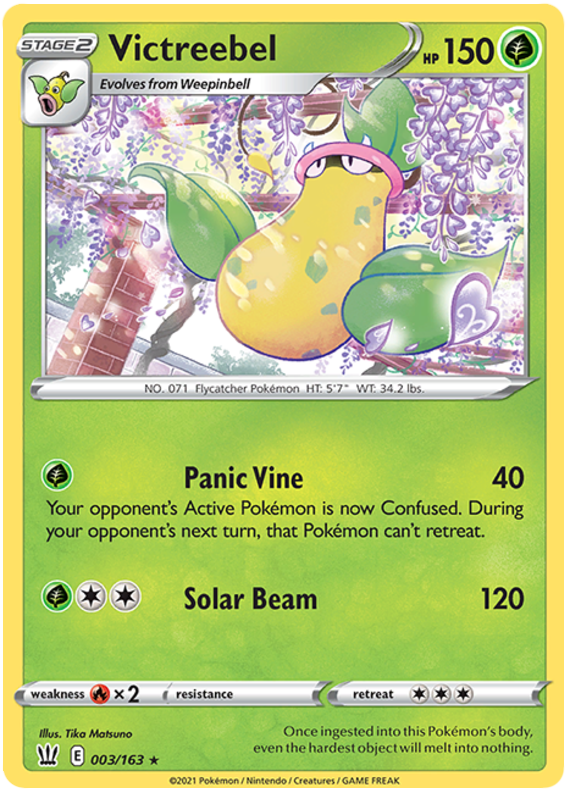 Victreebel (003/163) [Sword & Shield: Battle Styles] | Jomio and Rueliete's Cards and Comics