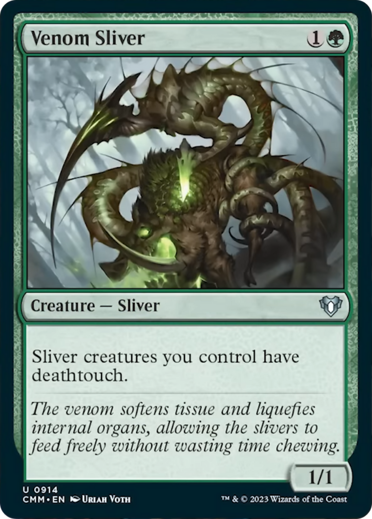 Venom Sliver [Commander Masters] | Jomio and Rueliete's Cards and Comics