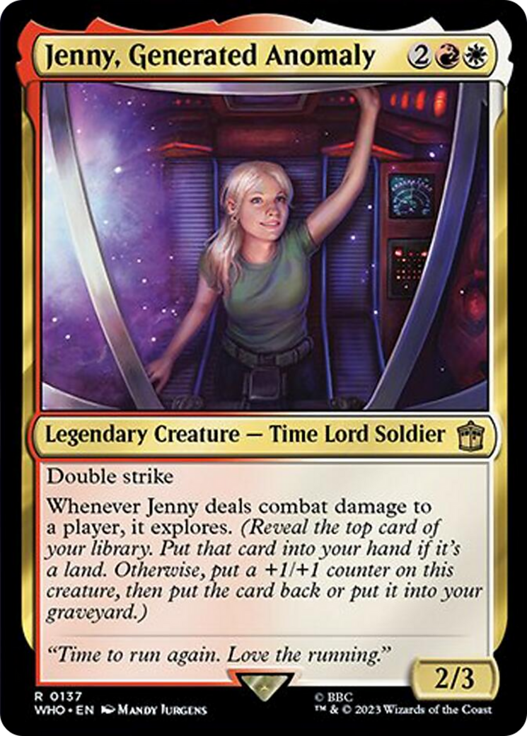 Jenny, Generated Anomaly [Doctor Who] | Jomio and Rueliete's Cards and Comics