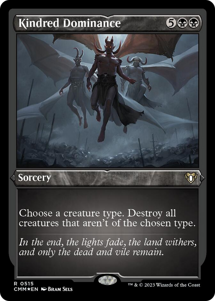 Kindred Dominance (Foil Etched) [Commander Masters] | Jomio and Rueliete's Cards and Comics