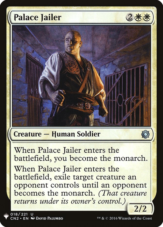 Palace Jailer [Mystery Booster] | Jomio and Rueliete's Cards and Comics