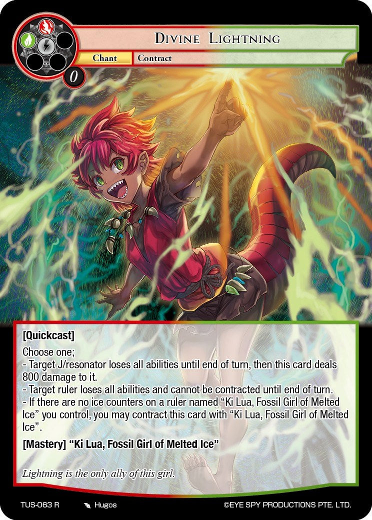Divine Lightning // Predator (TUS-063 JR) [The Underworld of Secrets] | Jomio and Rueliete's Cards and Comics