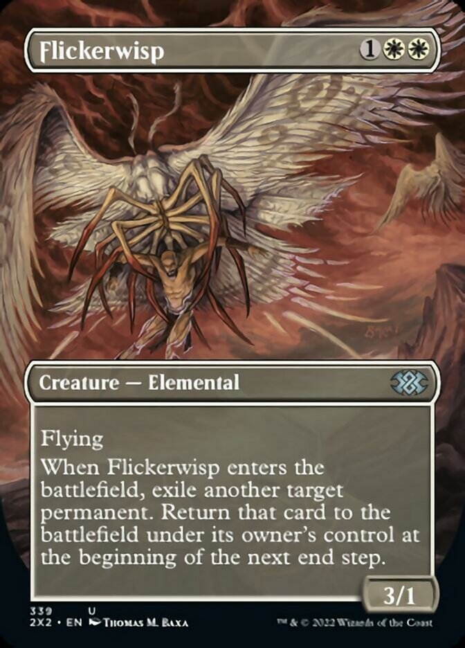 Flickerwisp (Borderless Alternate Art) [Double Masters 2022] | Jomio and Rueliete's Cards and Comics