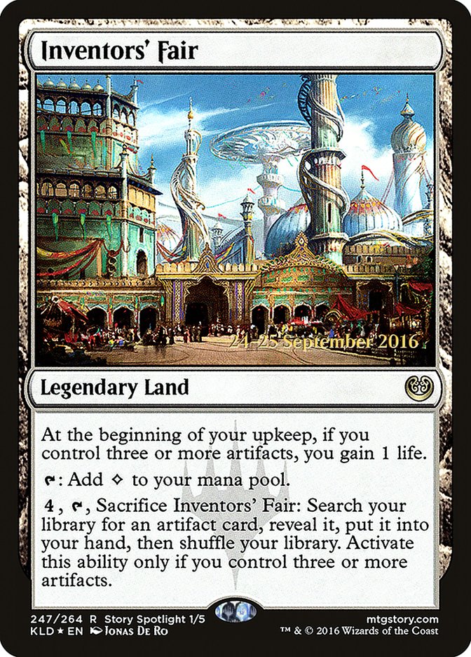 Inventors' Fair [Kaladesh Prerelease Promos] | Jomio and Rueliete's Cards and Comics