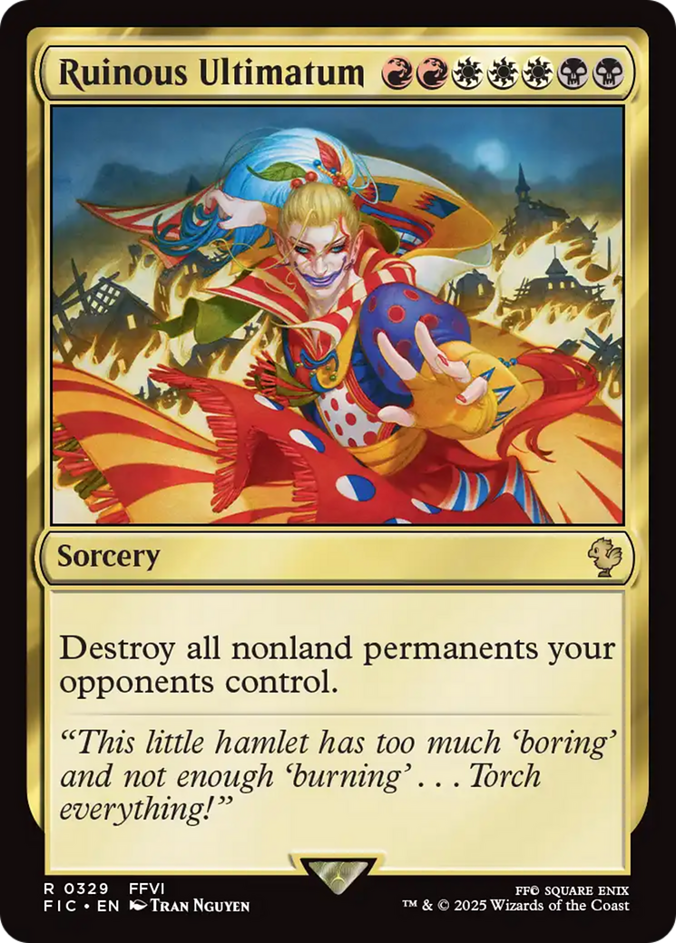 Ruinous Ultimatum [FINAL FANTASY Commander] | Jomio and Rueliete's Cards and Comics