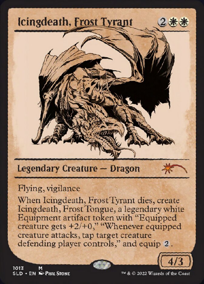 Icingdeath, Frost Tyrant (Showcase) [Secret Lair Drop Series] | Jomio and Rueliete's Cards and Comics