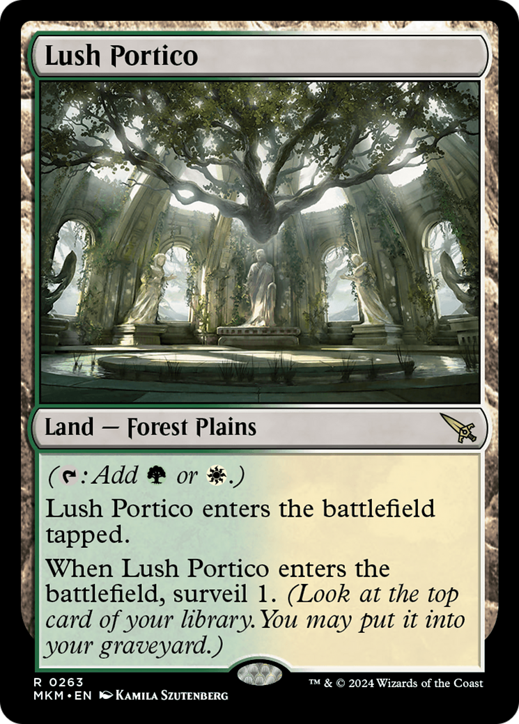 Lush Portico [Murders at Karlov Manor] | Jomio and Rueliete's Cards and Comics