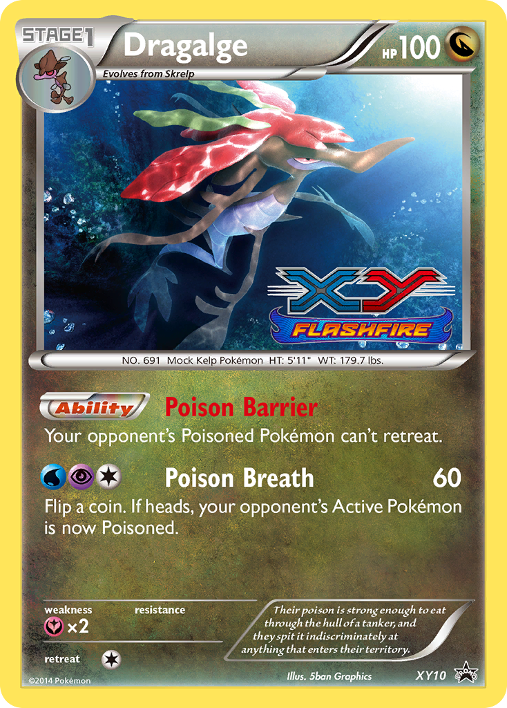 Dragalge (XY10) [XY: Black Star Promos] | Jomio and Rueliete's Cards and Comics