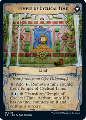 Ojer Pakpatiq, Deepest Epoch // Temple of Cyclical Time (Showcase) [The Lost Caverns of Ixalan] | Jomio and Rueliete's Cards and Comics