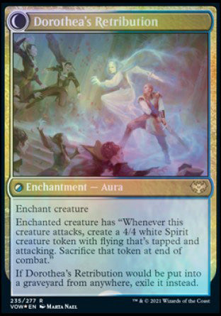 Dorothea, Vengeful Victim // Dorothea's Retribution [Innistrad: Crimson Vow Prerelease Promos] | Jomio and Rueliete's Cards and Comics