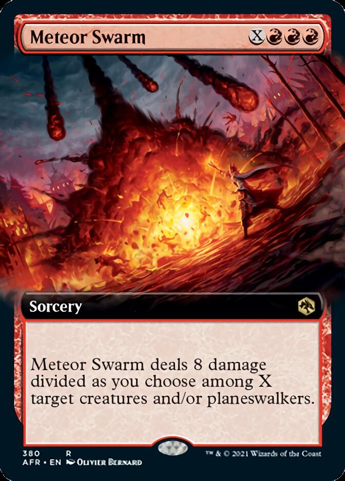Meteor Swarm (Extended Art) [Dungeons & Dragons: Adventures in the Forgotten Realms] | Jomio and Rueliete's Cards and Comics